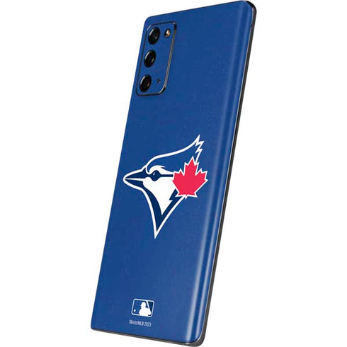 MLB Toronto Blue Jays Solid Distressed Galaxy Note20 5G Skin